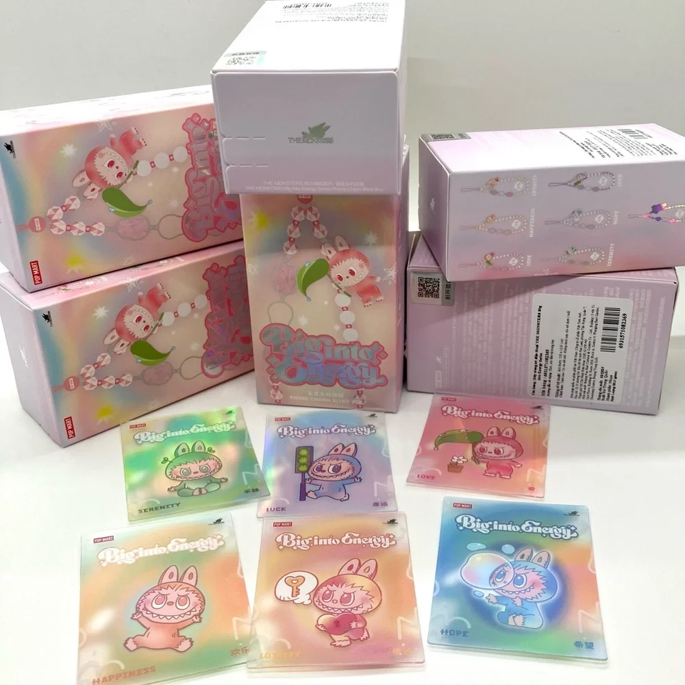 LOYALTY / PINK - Pop Mart Labubu Big Into Energy Phone Charm Strap Confirmed🌟 - Picture 3 of 8